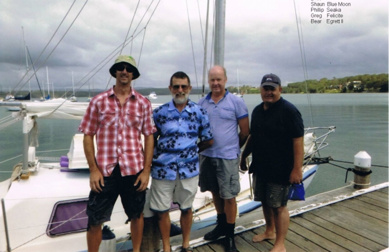 Lake Macquarie 2013 sail away, Croudace bay.