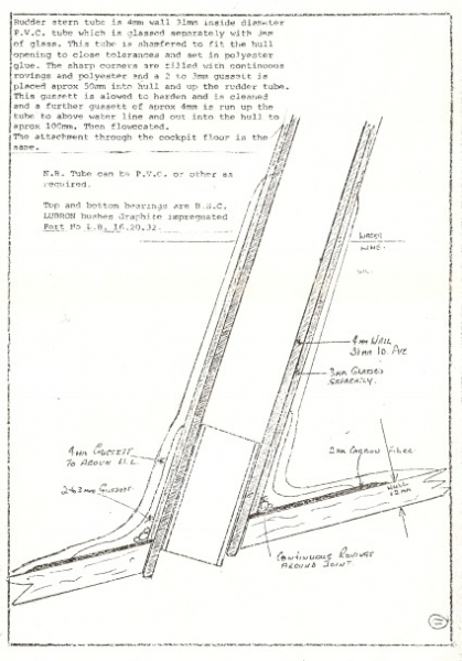 Rudder tube-TIF