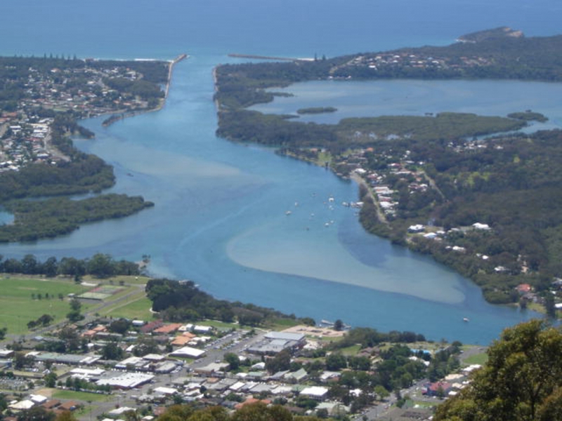 Camden Haven from North Brother Mt 2010